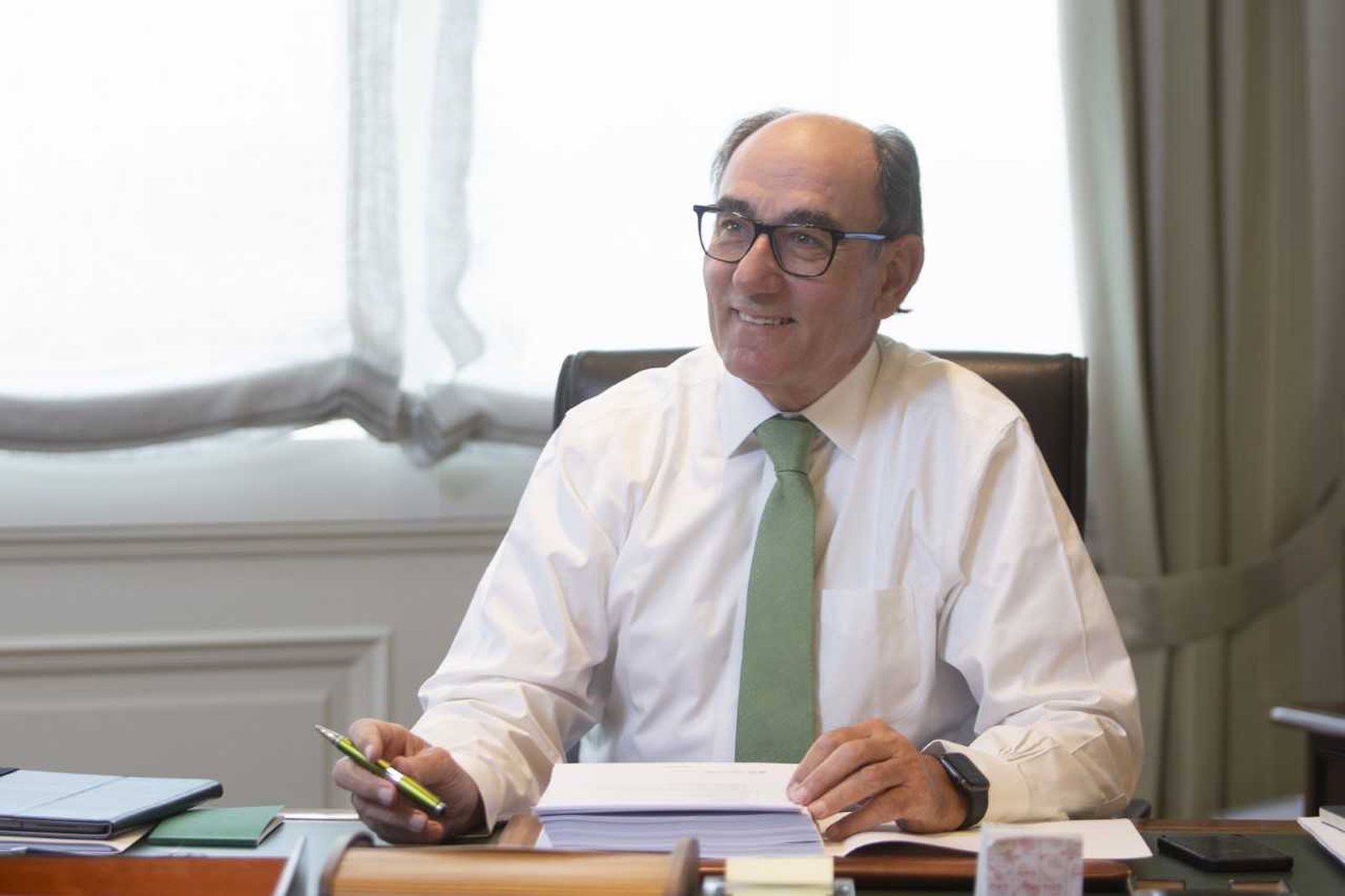 Imagen de Ignacio Galán en su despacho Iberdrola Imagen de Ignacio Galán en su despacho Iberdrola