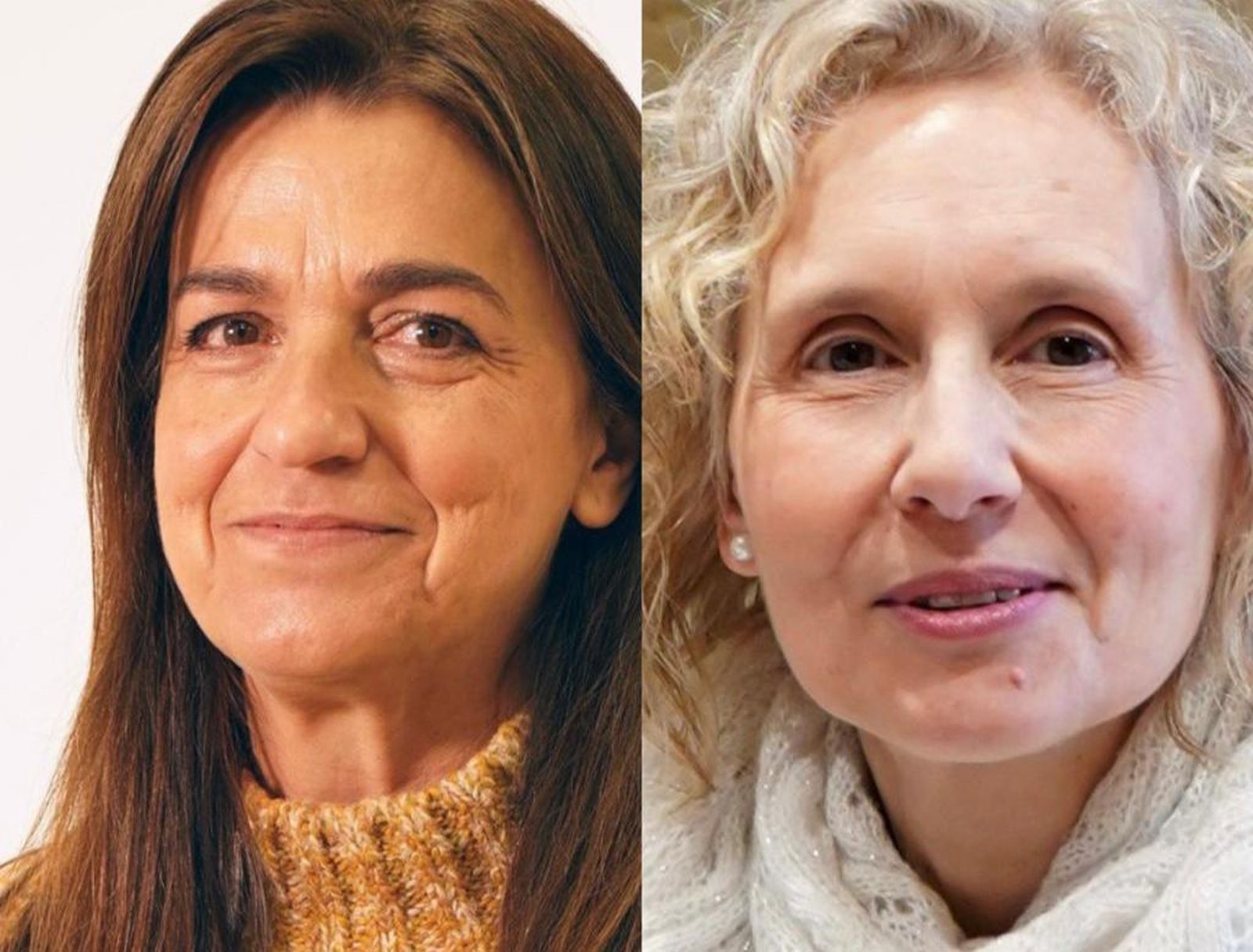Mirian de las Mercedes Cortés y María Emma García, nuevas secretaria general y decana de la Facultad de Ciencias de la Salud en la UPSA. Fotos UPSA