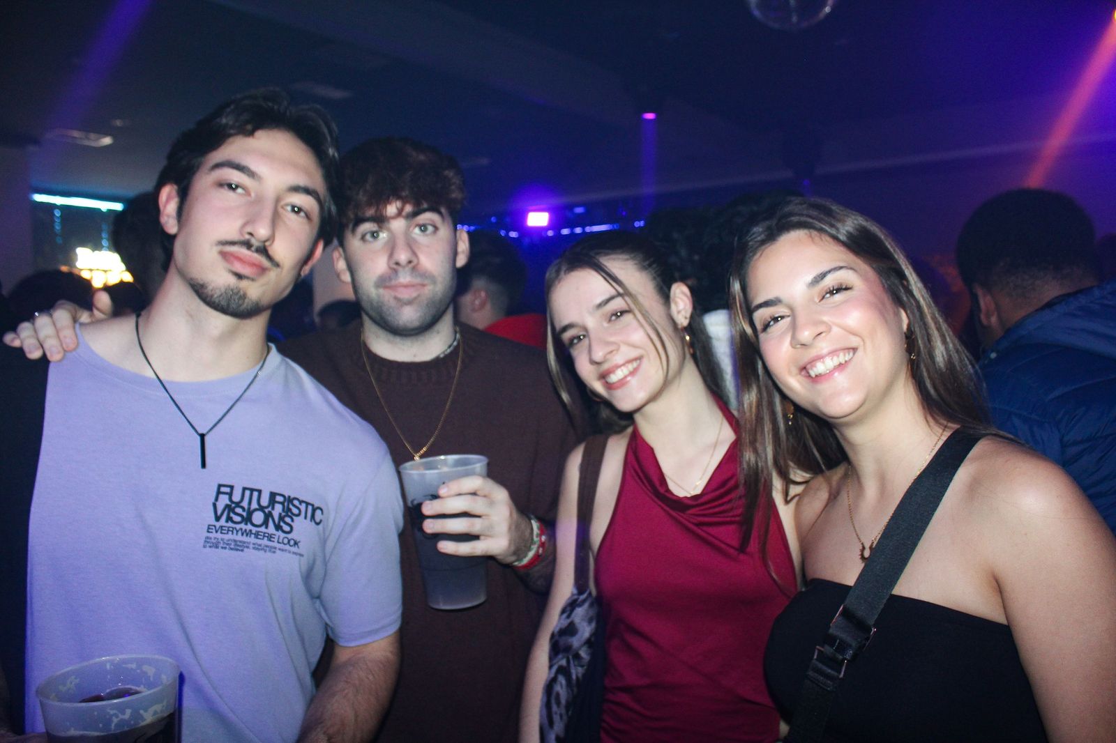 Salamanca de noche, sábado 6 de diciembre