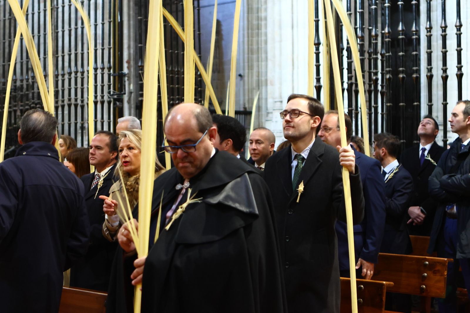Bendición de palmas con motivo del Domingo de Ramos