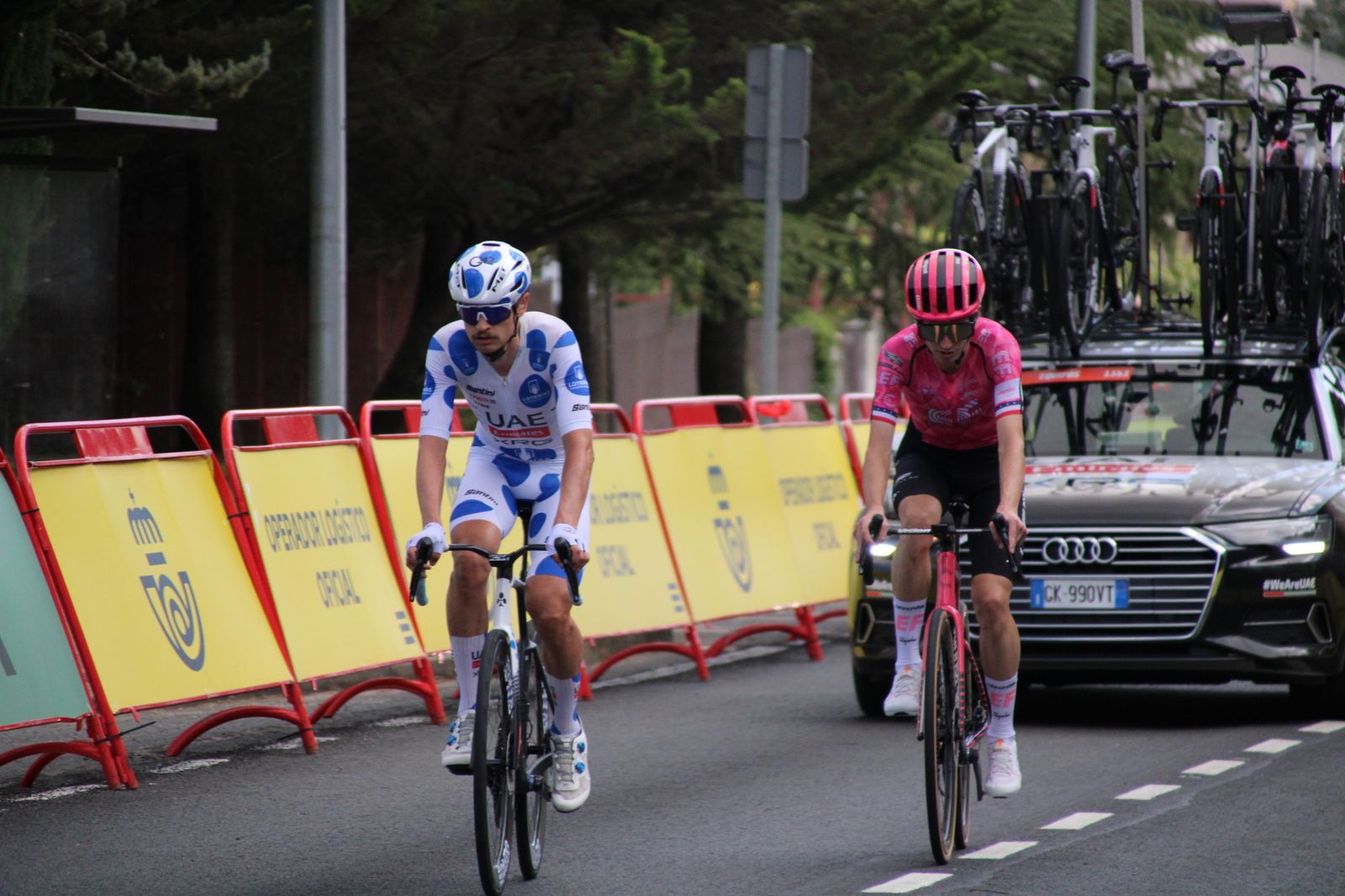 La Vuelta llega a Guijuelo y Philipsen se lleva el esprint