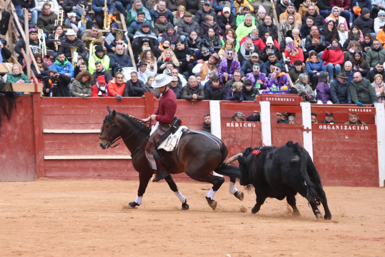 Novillada sin picadores del bolsín taurino y rejones en Ciudad Rodrigo