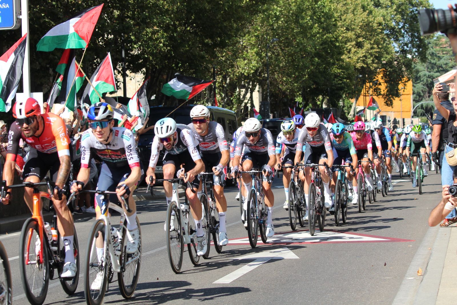 Vuelta ciclista a su paso por Salamanca