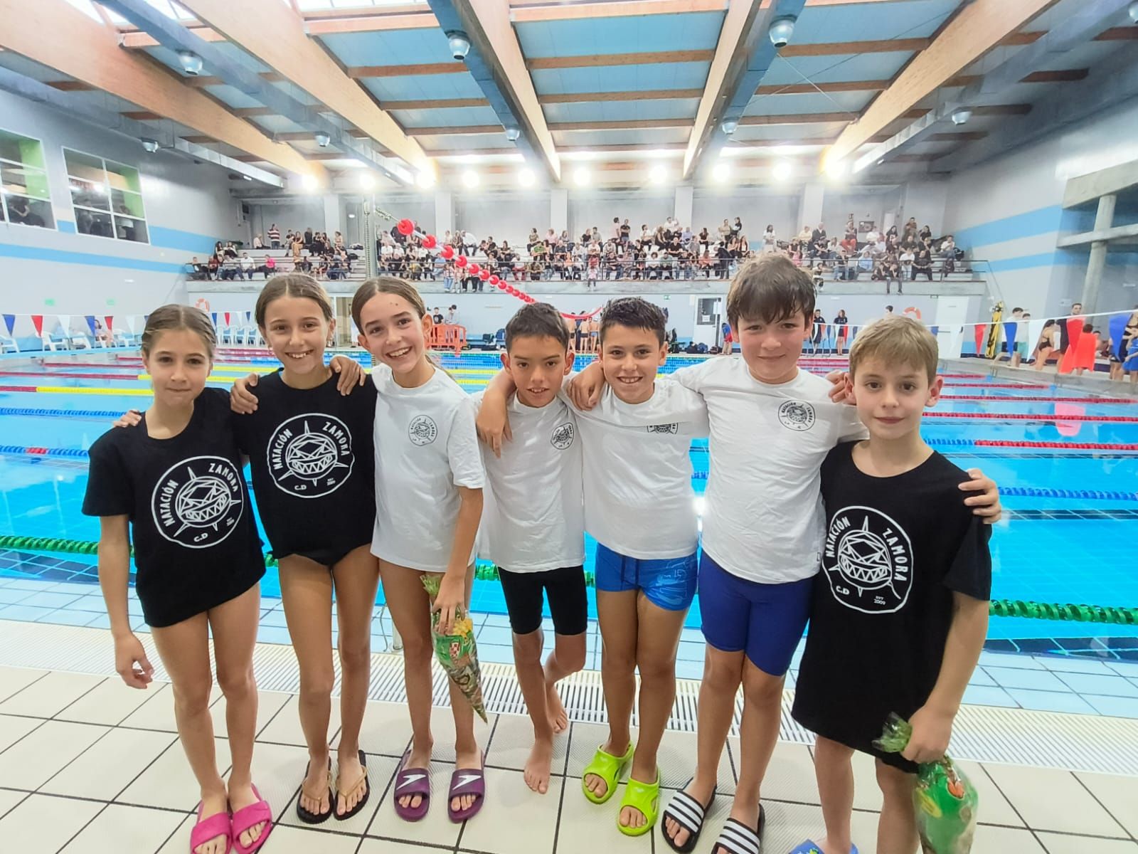 Los benjamines del CD Natación Zamora