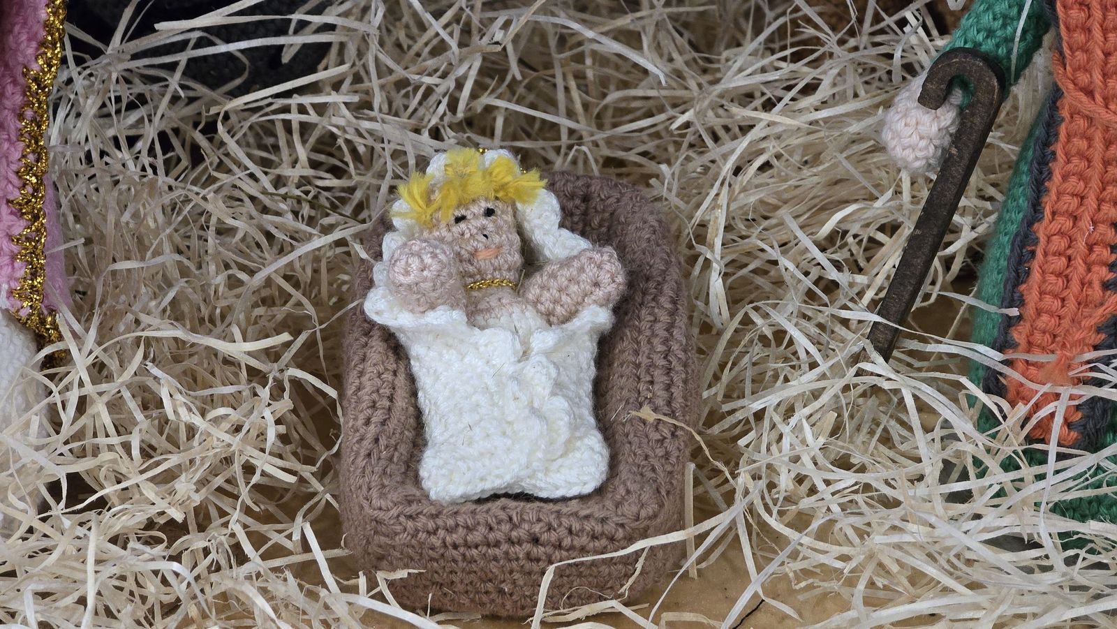 Belén de ganchillo en Victoria Adrados