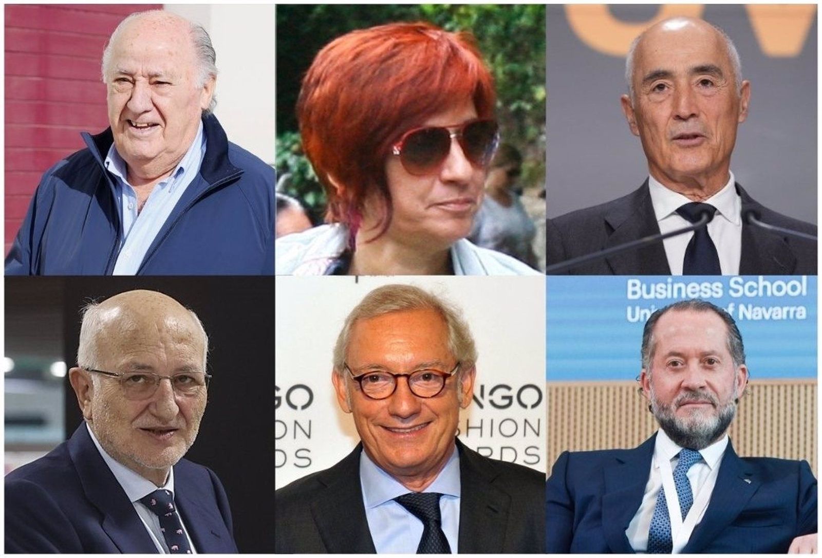 Amancio Ortega y su hija Sandra, Rafael del Pino, Juan Roig Alfonso e Isak Andik se sitúan como las cinco grandes fortunas españolas, según el ránking de la lista de 'Los 100 españoles más ricos' de Forbes España   E