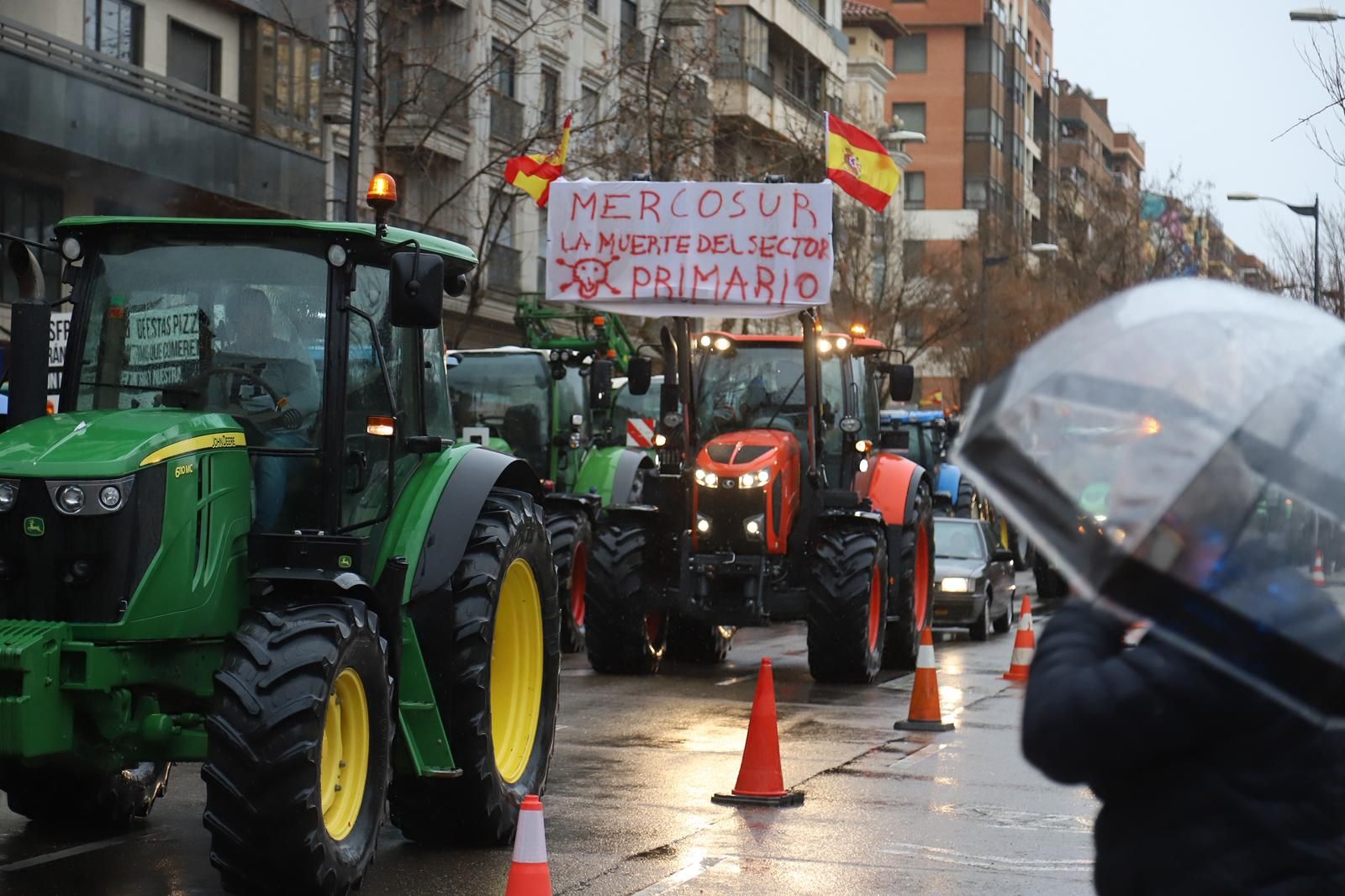 GALERÍA | Protestas en el campo zamorano: multitudinaria tractorada este jueves