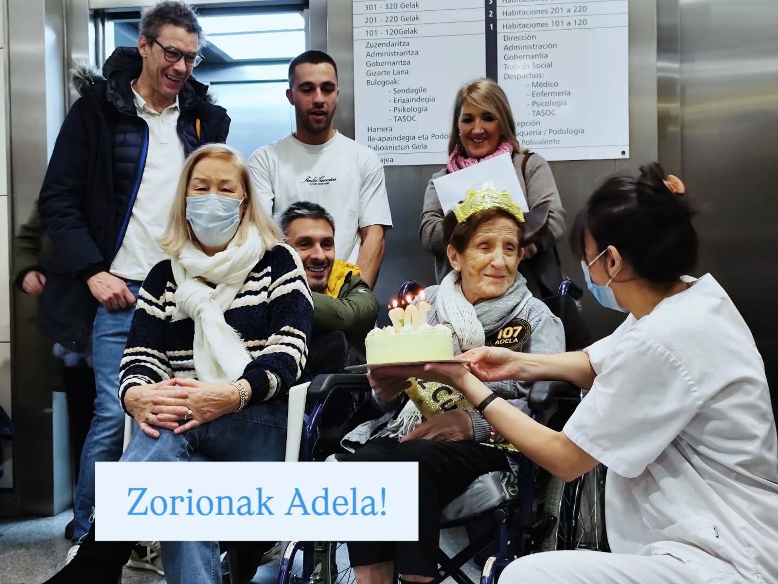 La zamorana Adela Sadia celebra 107 años