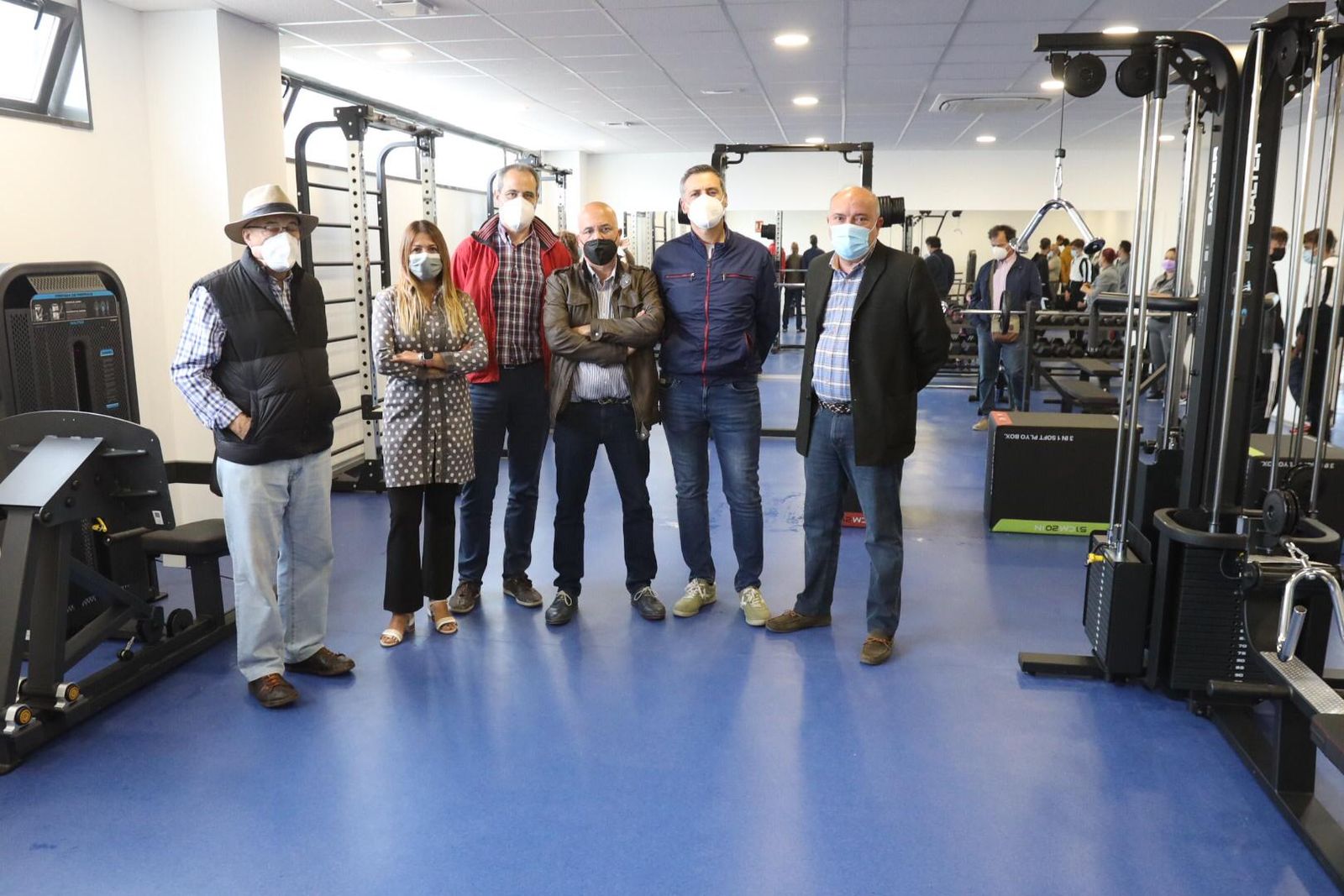 Inauguración del nuevo gimnasio en Castellanos de Moriscos