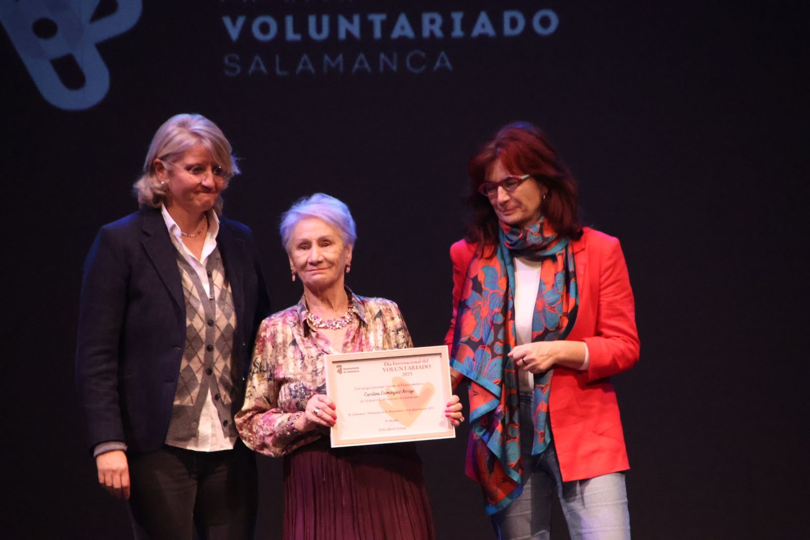 acto de reconocimiento de la labor solidaria con motivo del Día Internacional del Voluntariado
