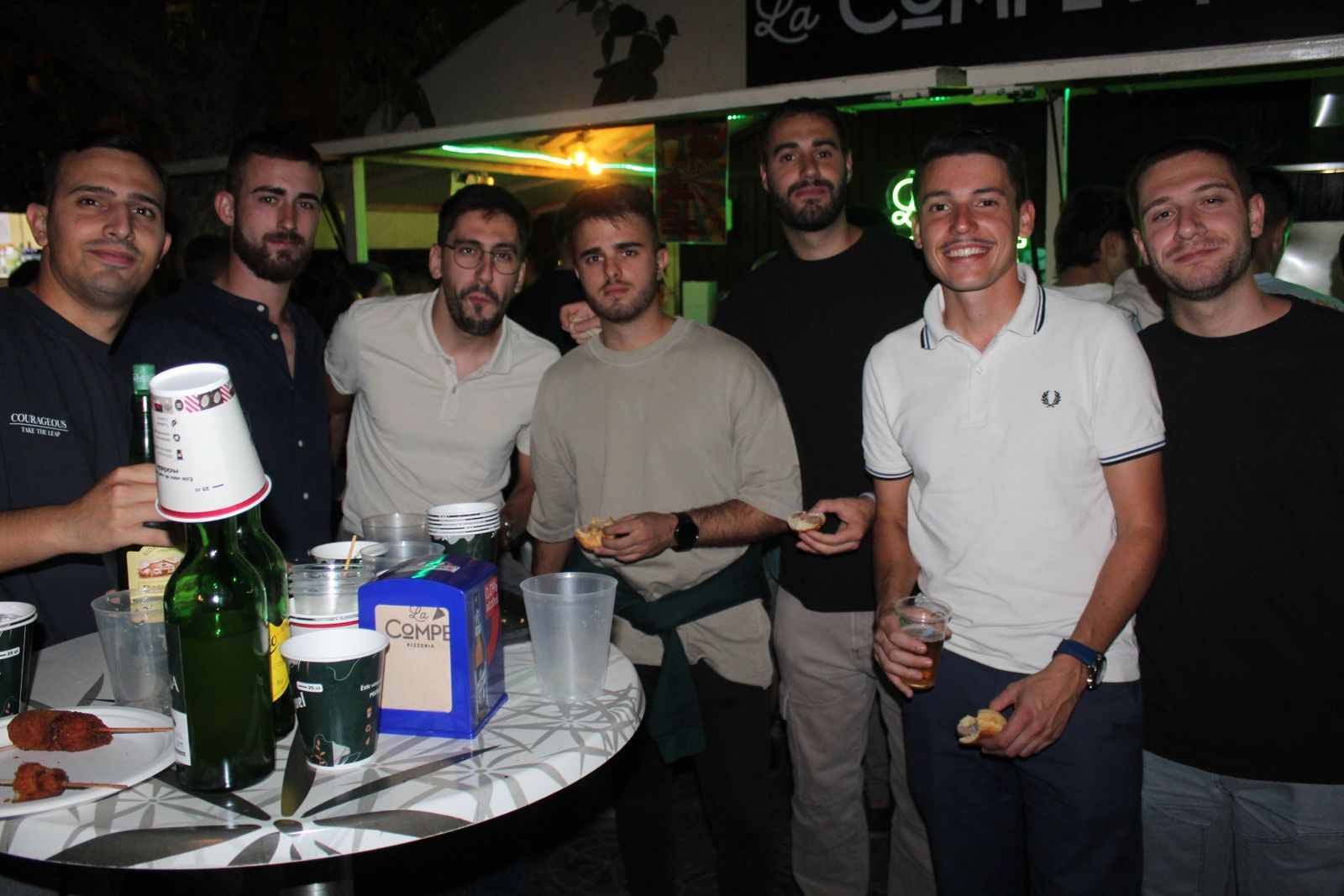 Ambiente en la Feria de Día en la tarde de este sábado