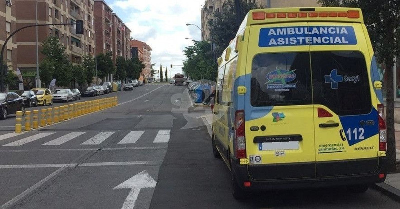 Herida en un atropello junto a la estación de ferrocarril