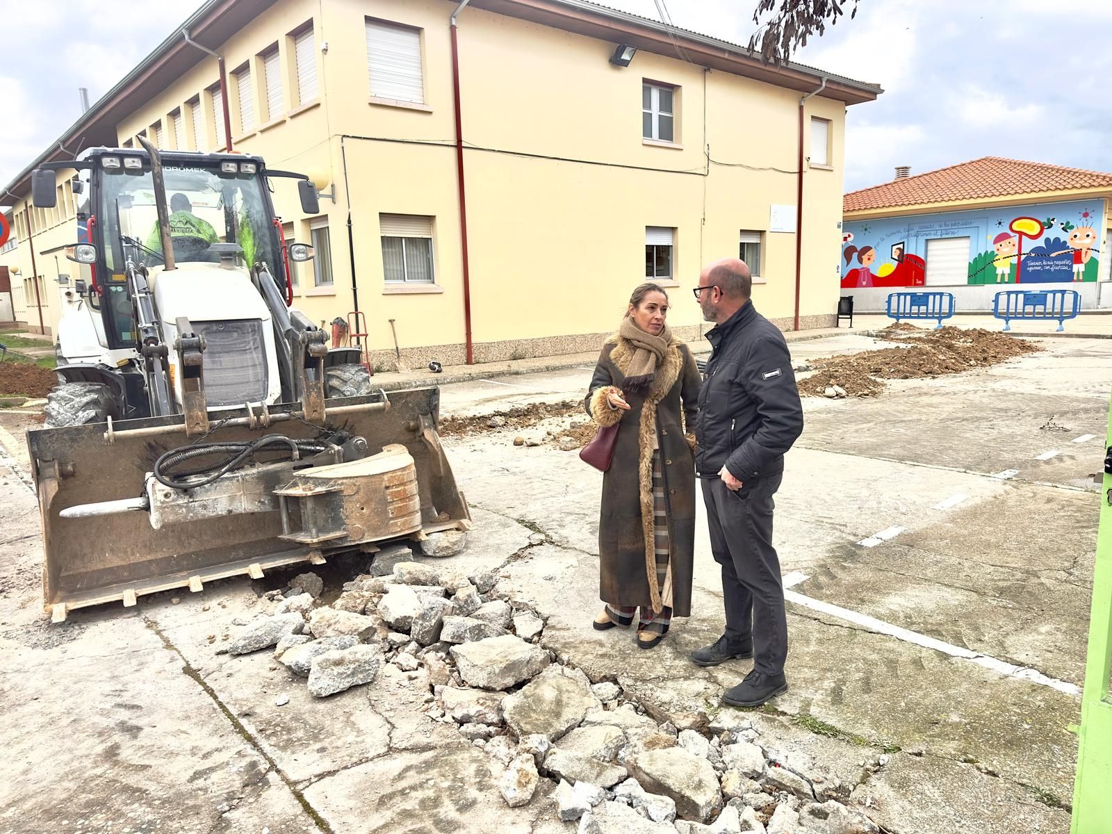 Reparación tubería Colegio San Blas de Santa Marta
