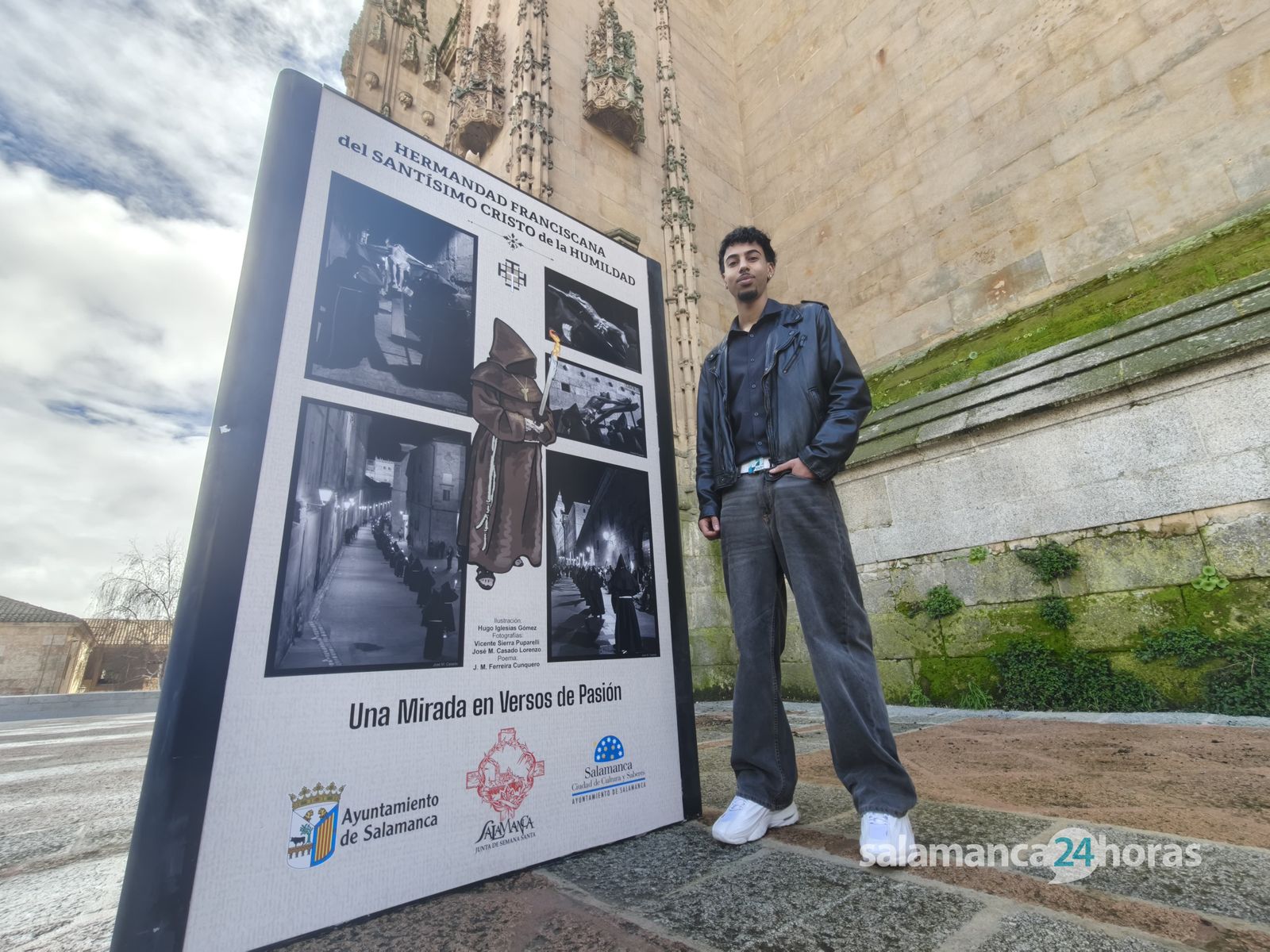 Hugo, ilustrado de la exposición "Una mirada en versos de pasión"