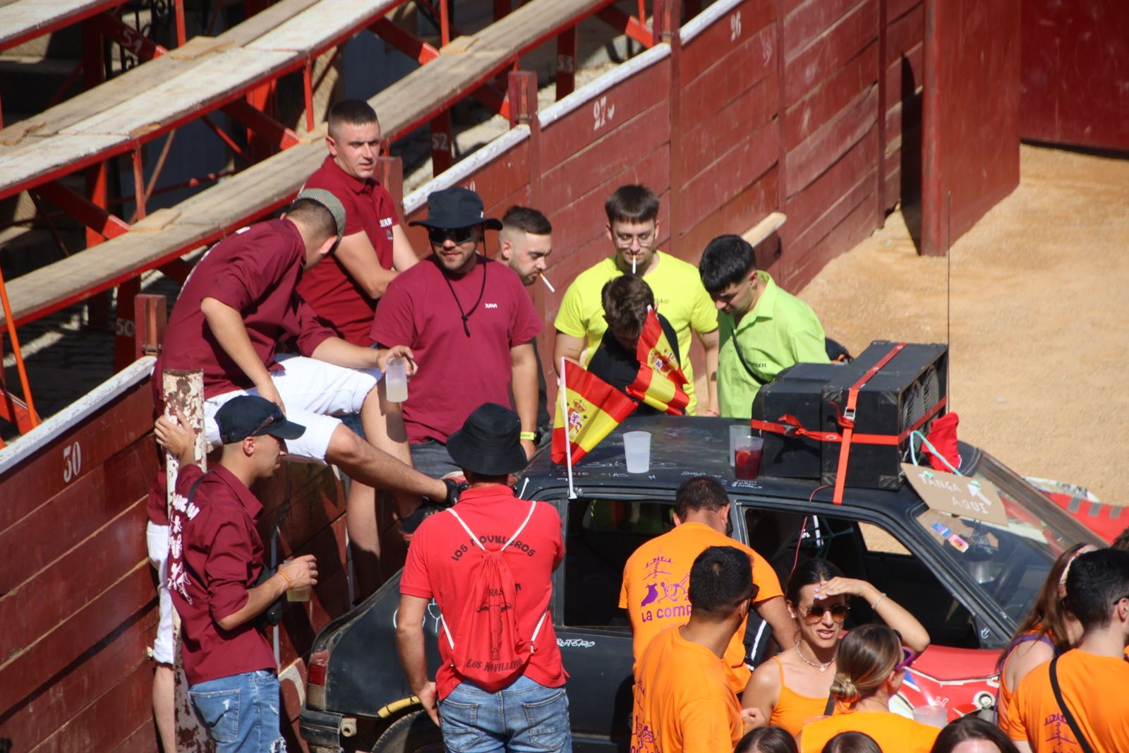 Lumbrales, encuentro de peñas, chupinazo