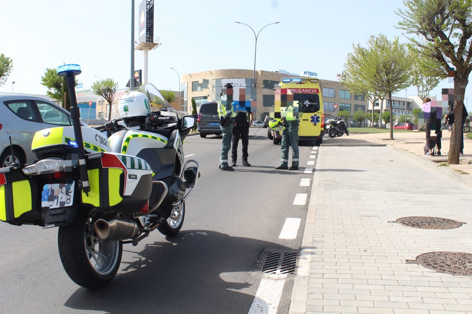 Accidente en la calle Salamanca, Carbajosa de la Sagrada