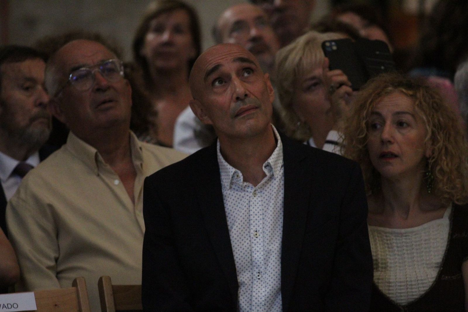 Inauguración de la obra de Florencio Maíllo en la Catedral de Salamanca.