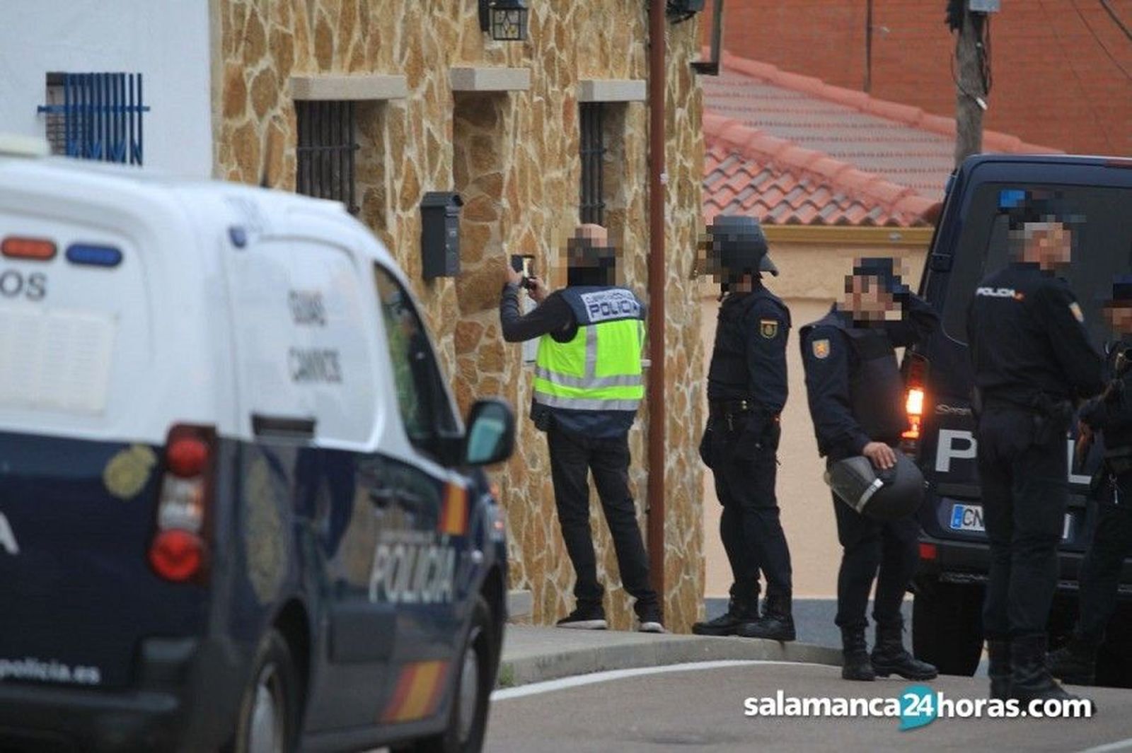Imagen de archivo de la Policía Nacional en Chamberí Imagen de archivo de la Policía Nacional en Chamberí