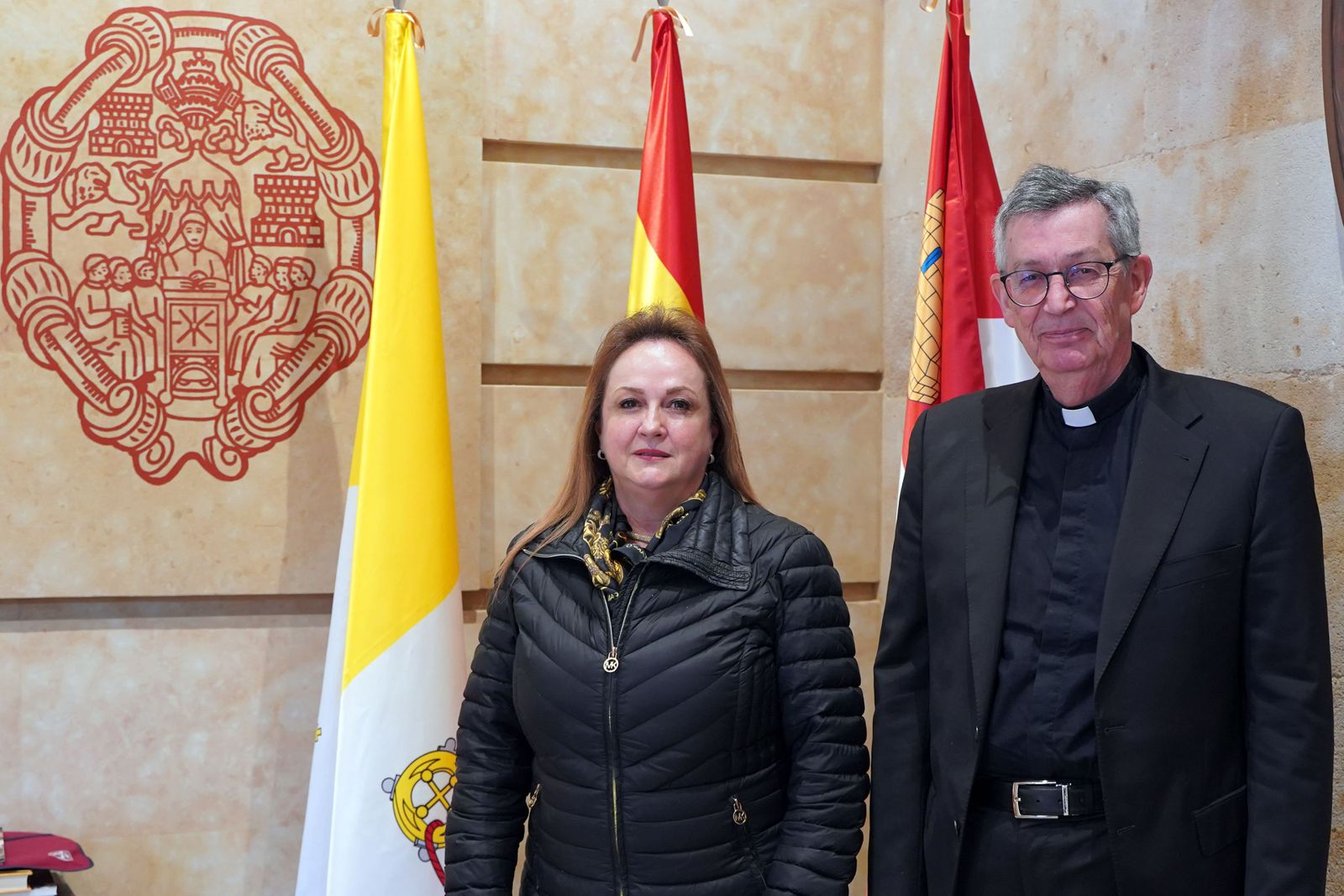 Rector UPSA y Rectora Santa Paula (Costa Rica)