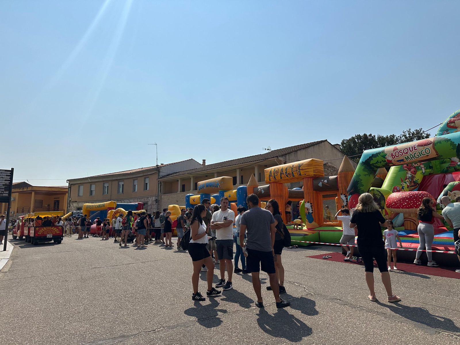 Hinchables para los más pequeños en Aldeadávila de la Ribera