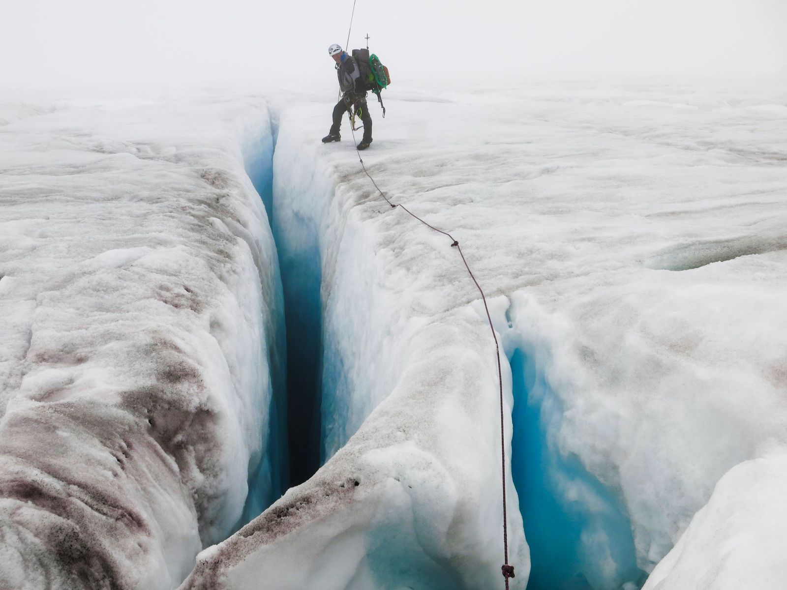 José Trejo en otra de sus expediciones