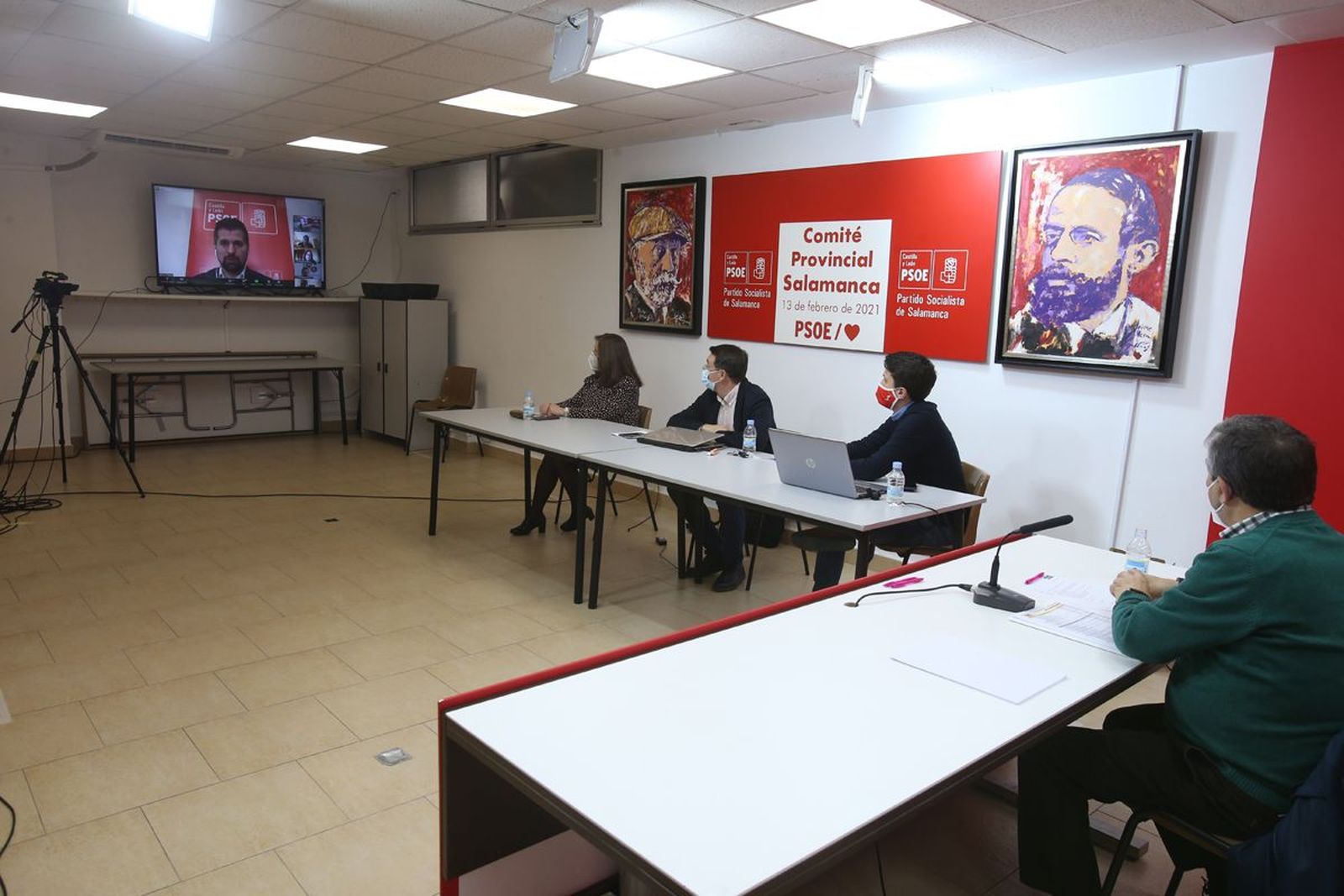 Reunión del Comité Provincial del PSOE de Salamanca.