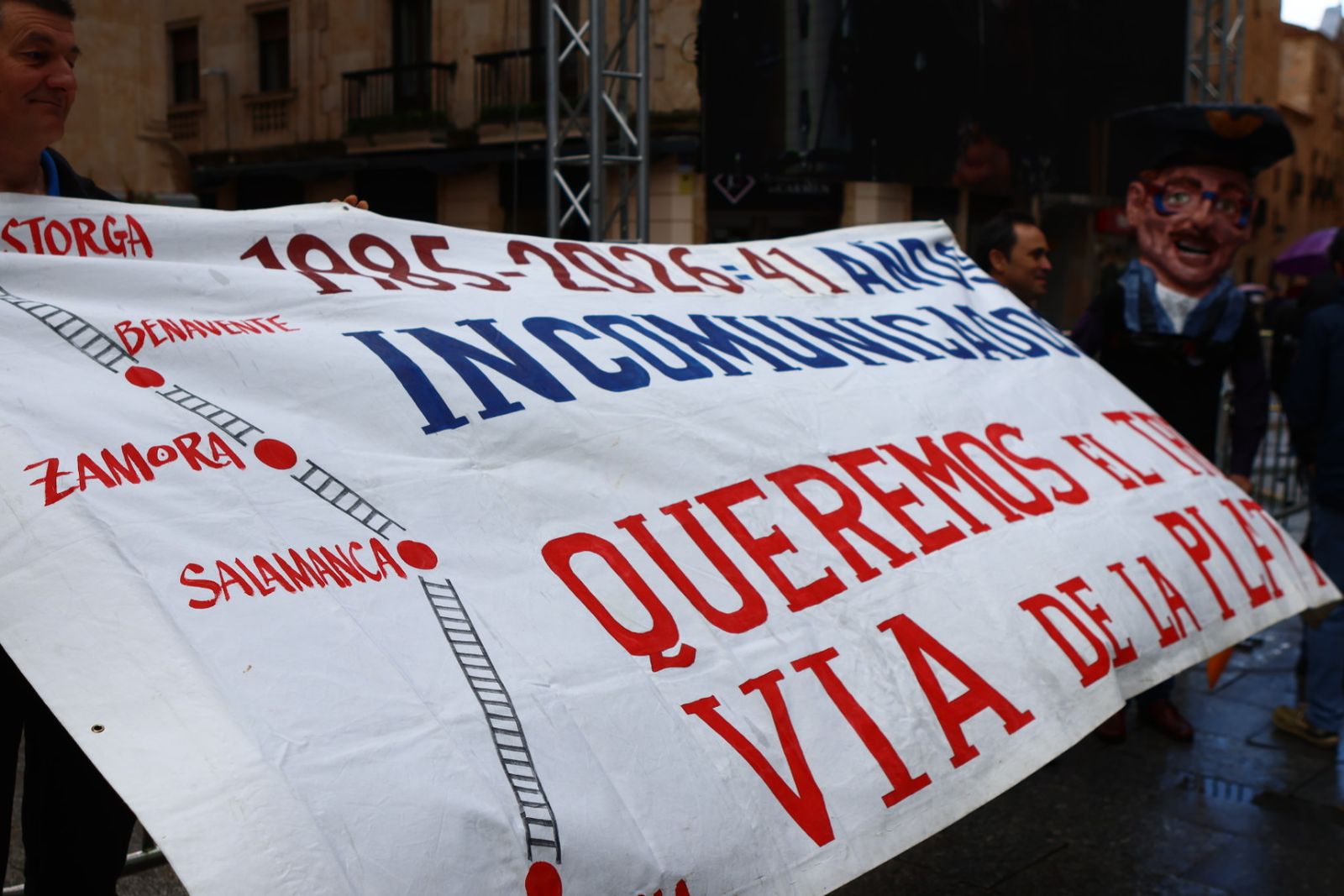 Protesta del 10 de mayo por unas mejores conexiones ferroviarias en Salamanca