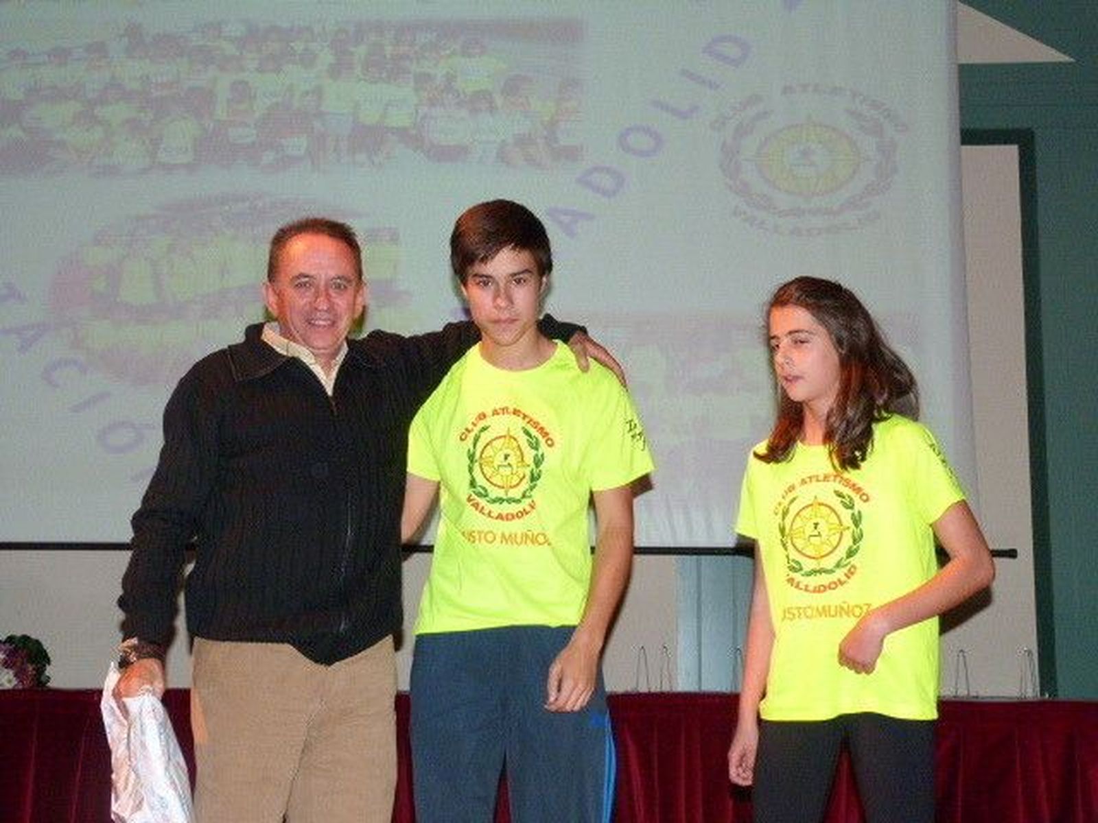 Lucio Rodríguez y su pupila Alejandra Redondo, premiados en Valladolid