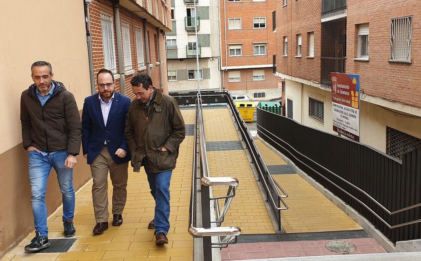 Rampa calle salmerón