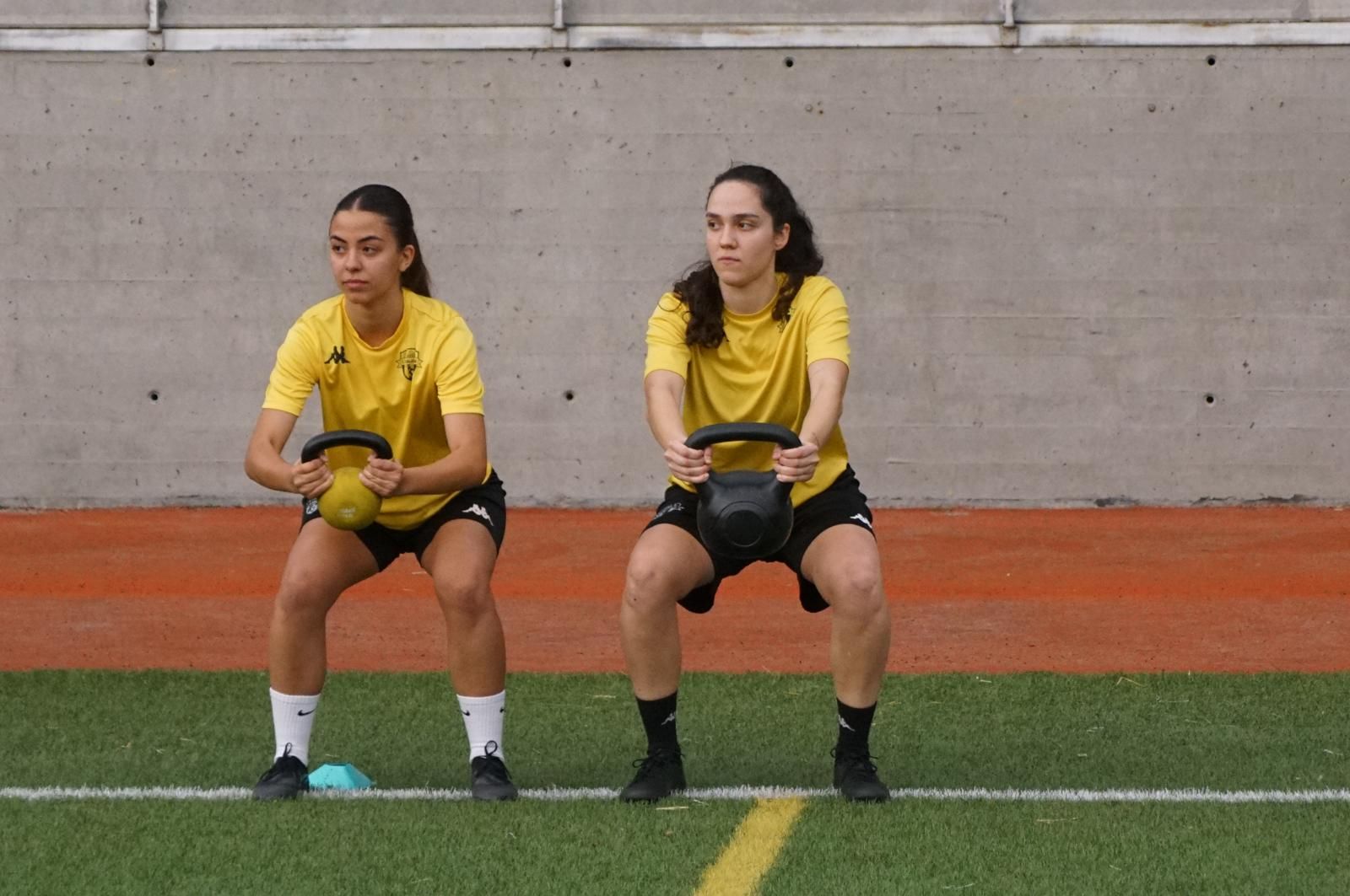 El Salamanca Fútbol Femenino. Primer entrenamiento de la pretemporada.