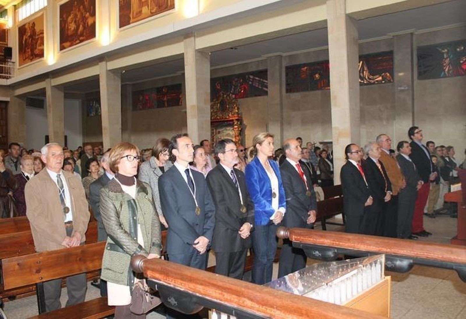La Cofradía del Silencio celebra el Triduo al Santísimo Cristo de la Salud en Benavente