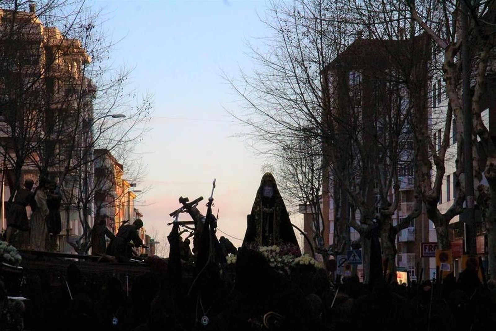 Imagen de los grupos escultóricos en las Tres Cruces Foto: María Lorenzo