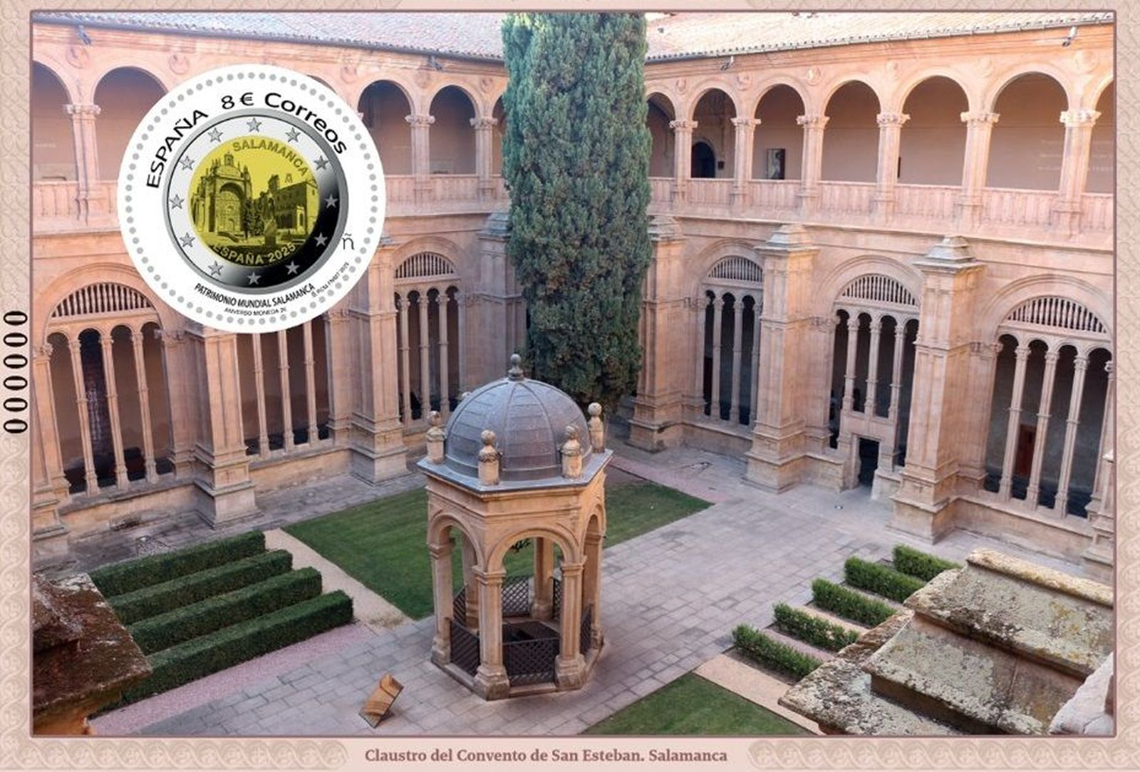Sello de Correos. Convento San Esteban de Salamanca. Foto Correos