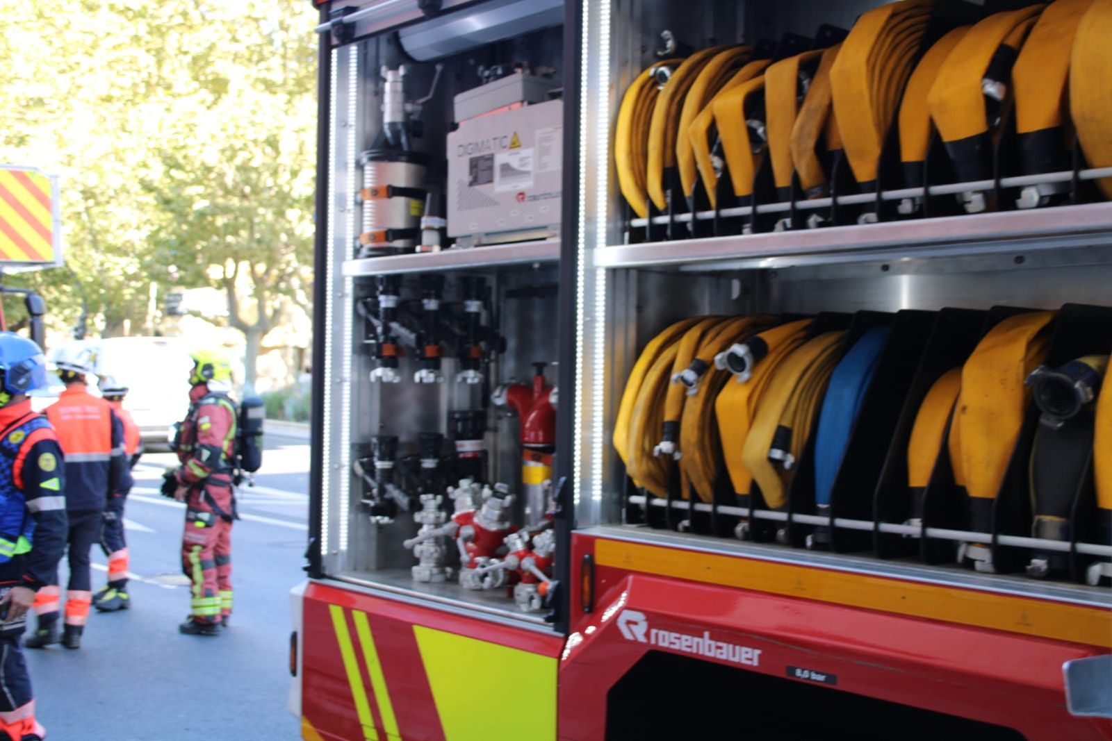 Despligue de los bomberos por una mala combustión en una caldera en Salamanca
