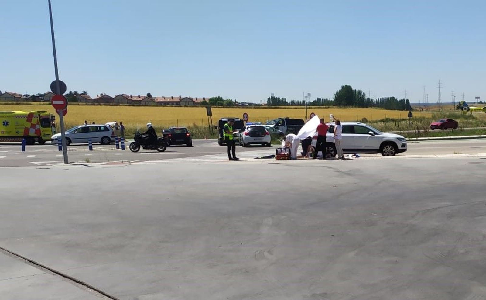 Accidente en el Polígono de los Villares (1)