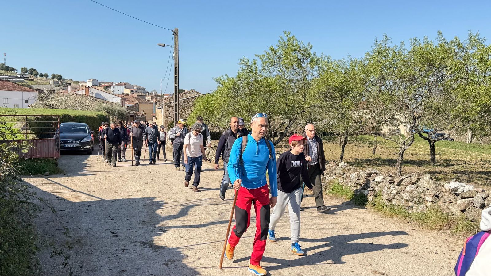 Marcha senderiesta mieza