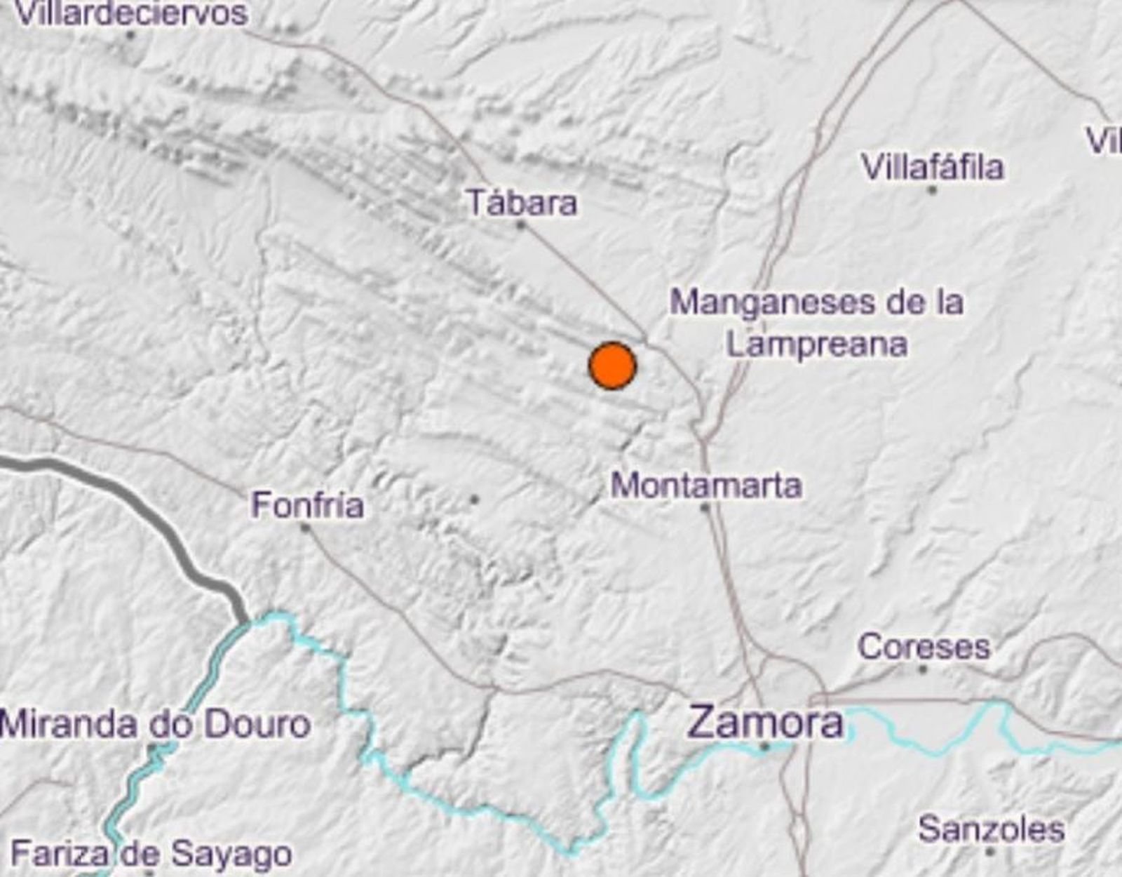 Terremoto en Perilla de Castro