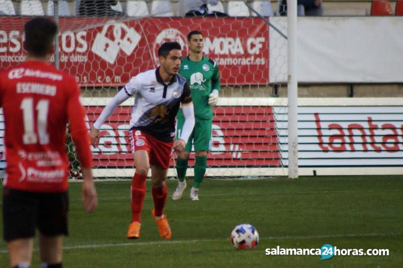 Ramiro, en el partido de ida.