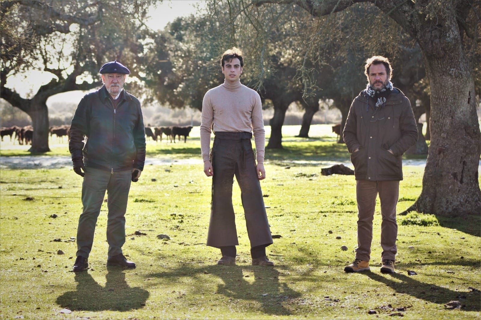 Andoni Rekagorri y  Jesús Benito,  junto a Alejandro Marcos 