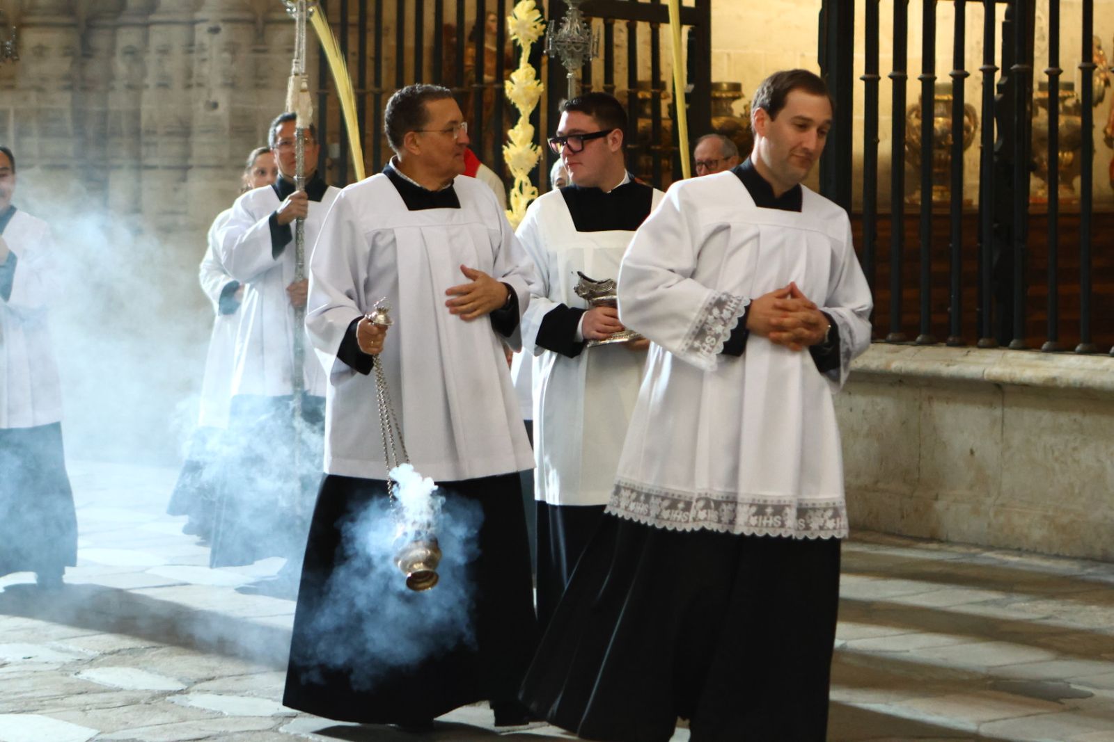 Bendición de palmas con motivo del Domingo de Ramos