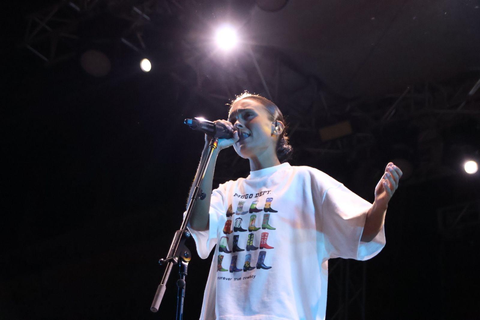 Concierto de Marta Santos en la Plaza Mayor 