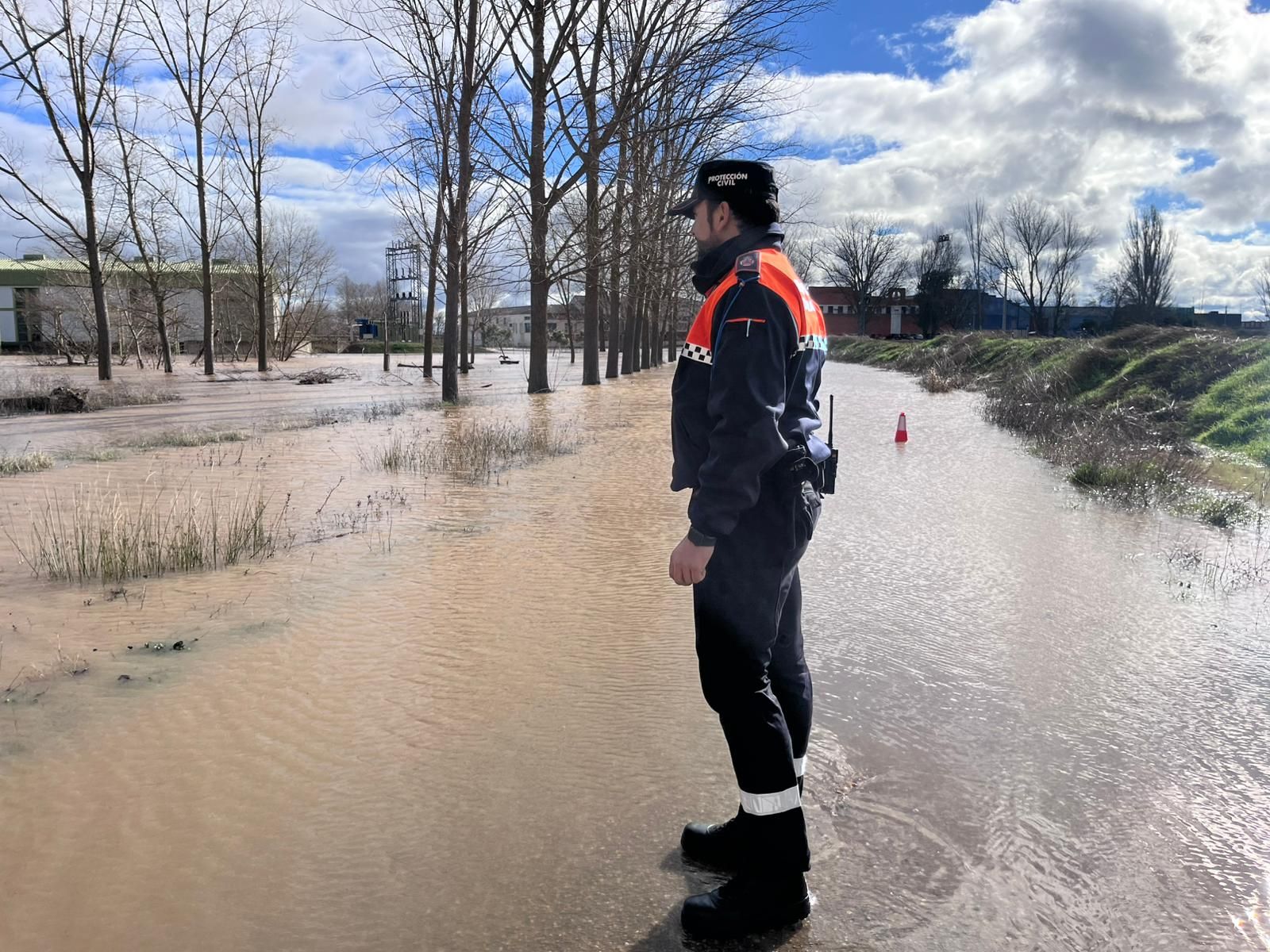 GALERÍA | Crecida del río Duero en Zamora este martes