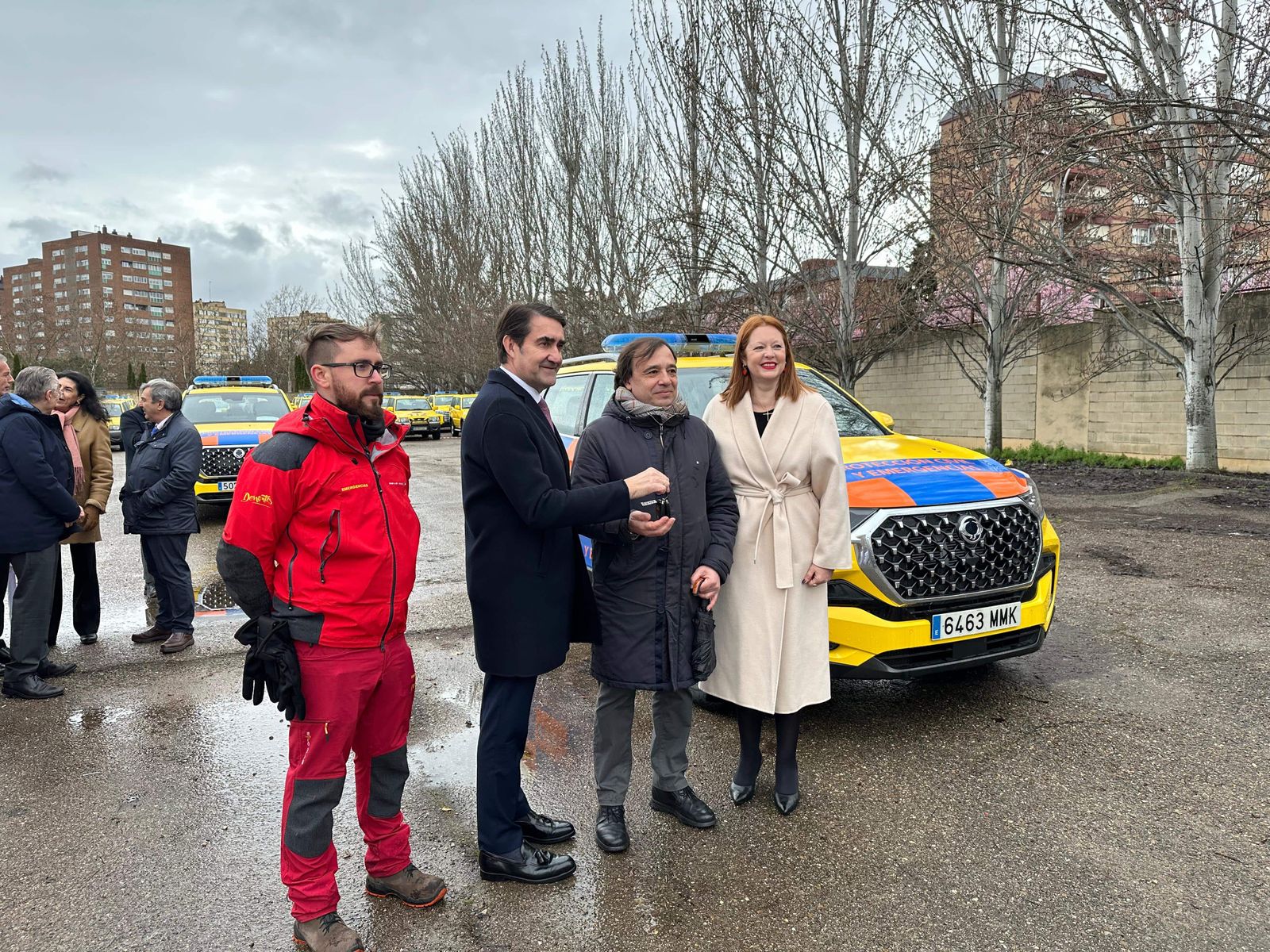 Entrega del vehículo de Protección Civil a la Delegación de Zamora