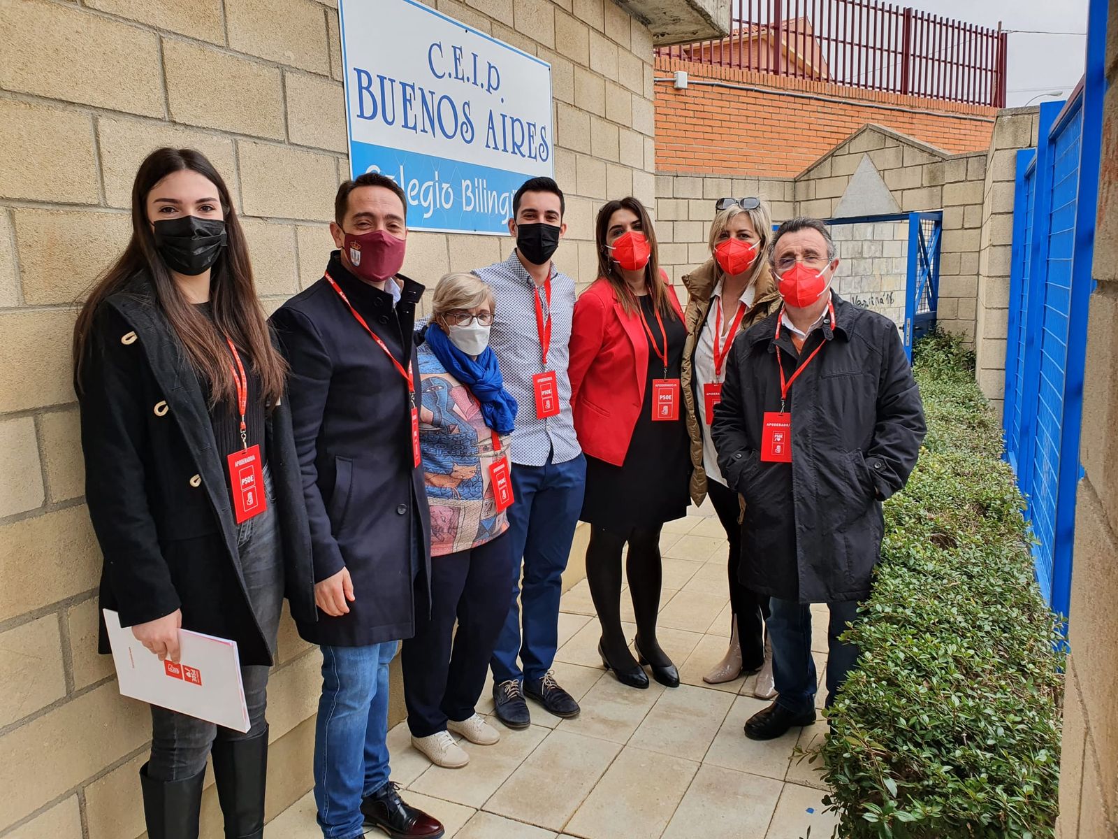 El candidato a las Cortes de Castilla y León, José Ignacio Martín Benito, ha votado en el colegio electoral Buenos Aires de Benavente