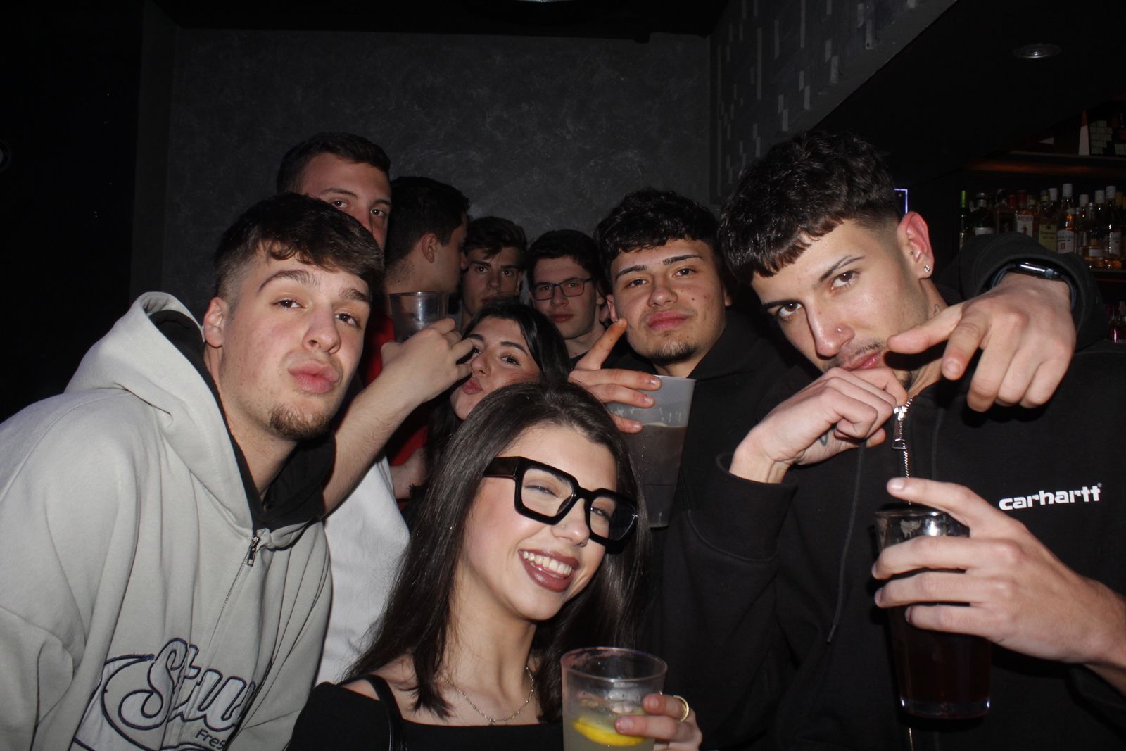 Salamanca de noche, sábado 8 de marzo