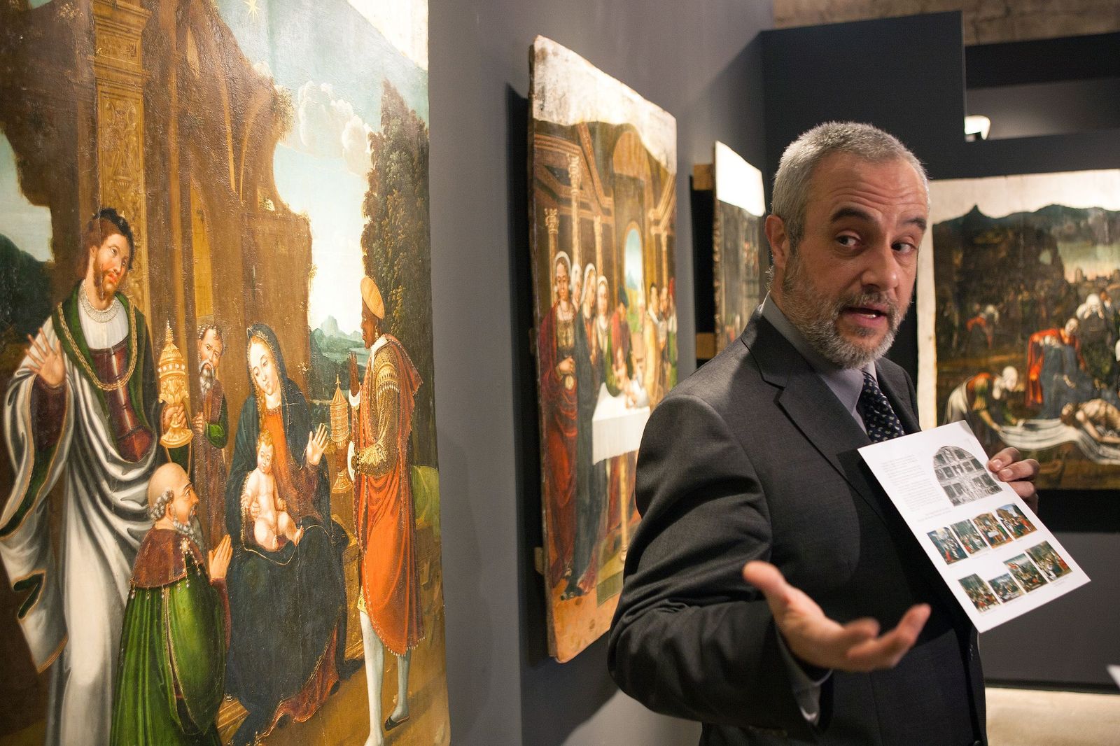 El director del Museo Diocesano de Zamora, José Ángel Rivera