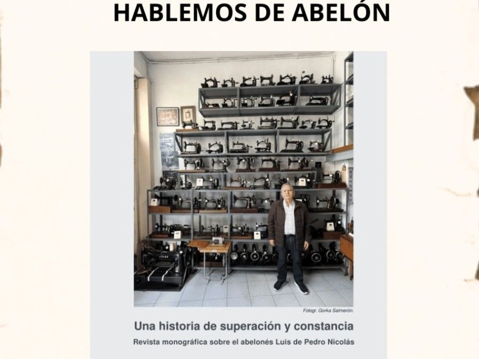 Portada revista nº5 'Hablemos de Abelón'.