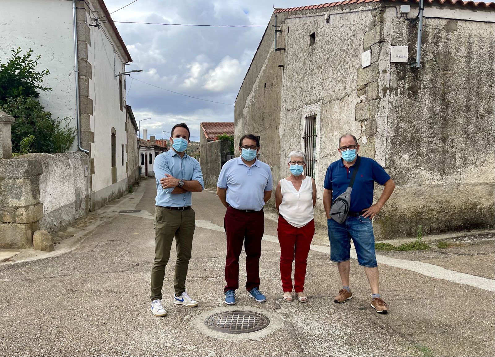 Carlos Fernández Chanca, Juan Luis Cepa Álvarez,  Rosa Baz Marcos y Fernando Marcos