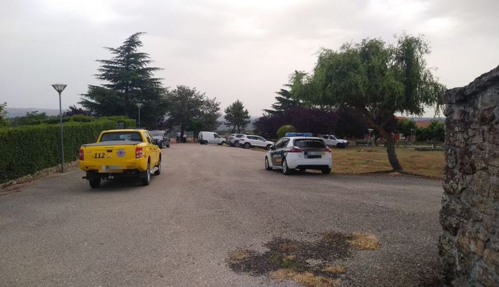 Efectivos de la Guardia Civil, de Protección Civil y del 112, en la residencia Cielo de Las Arribes, en Masueco | Salamanca 24 Horas