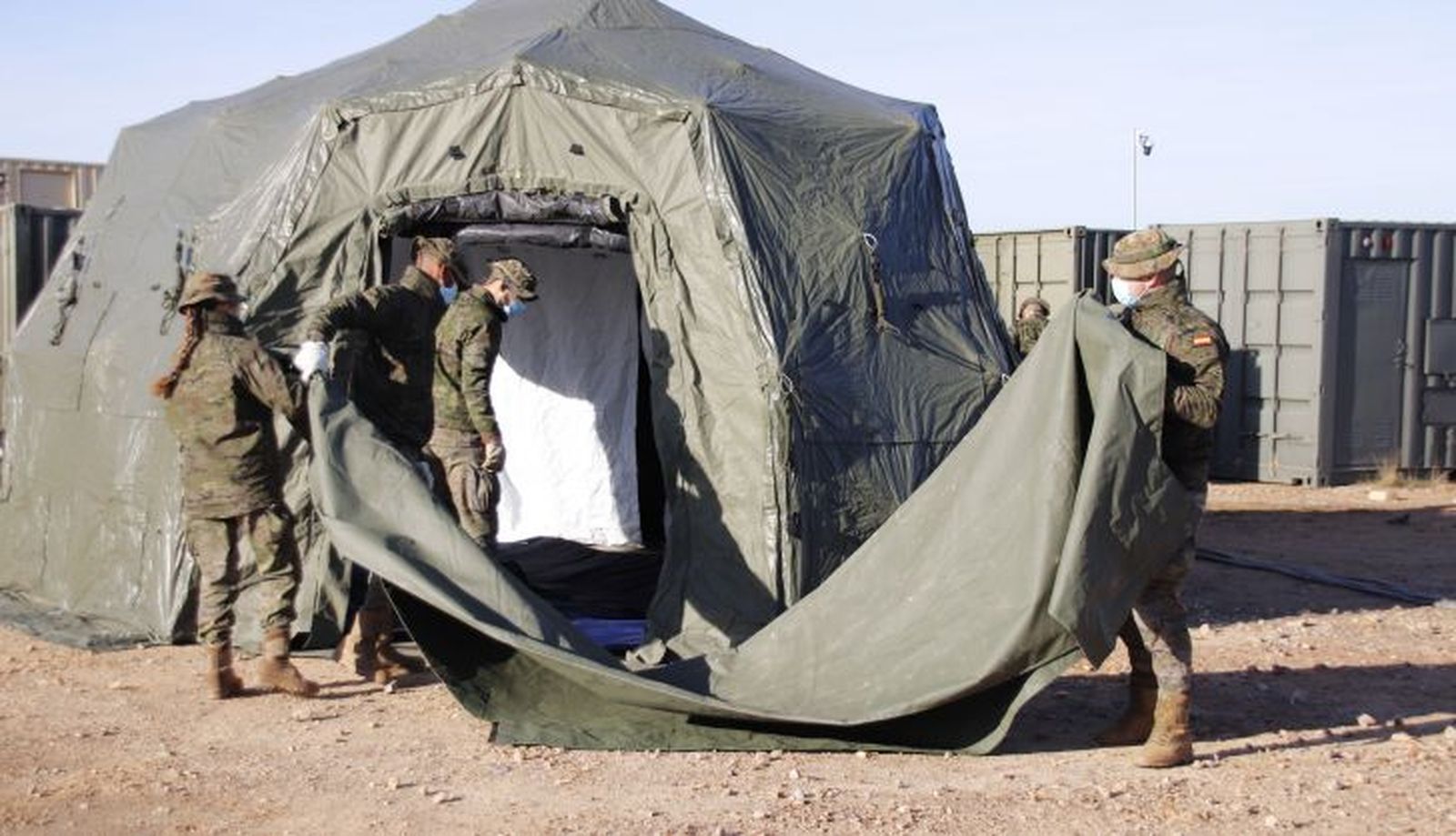 Entrenamientos de militares en Los Montalvos | Fotos: Andrea M